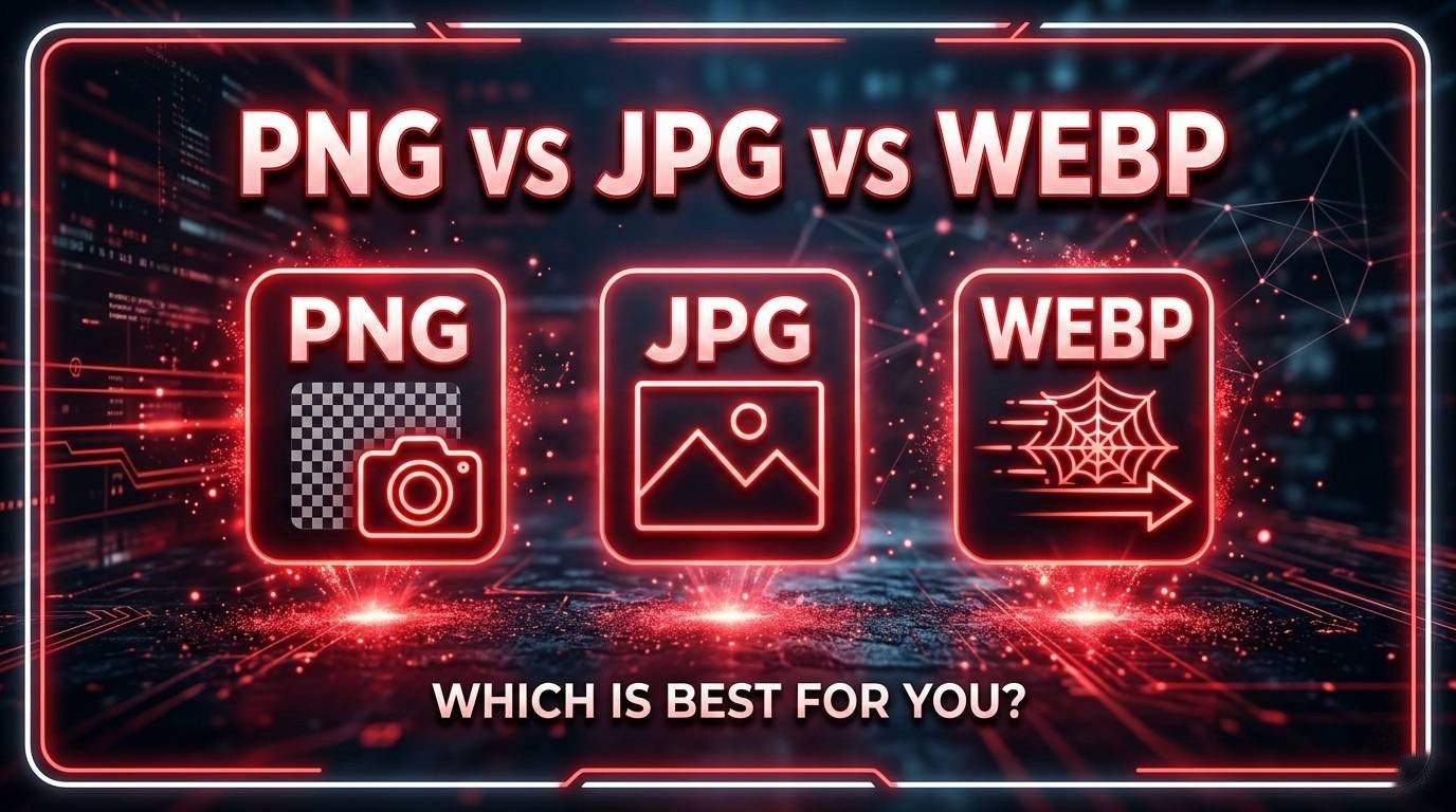 PNG vs JPG vs WebP: Which Image Format Is Best